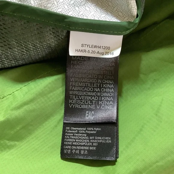 Marmot Men’s Precip Green Jacket Hooded Windbreaker Size XL Style #H41200 - Picture 7 of 14